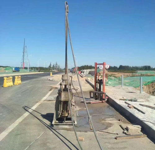 富源公路高聚物注浆加固